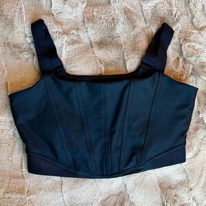 Alo Airlift Corset Bra Black - Size L